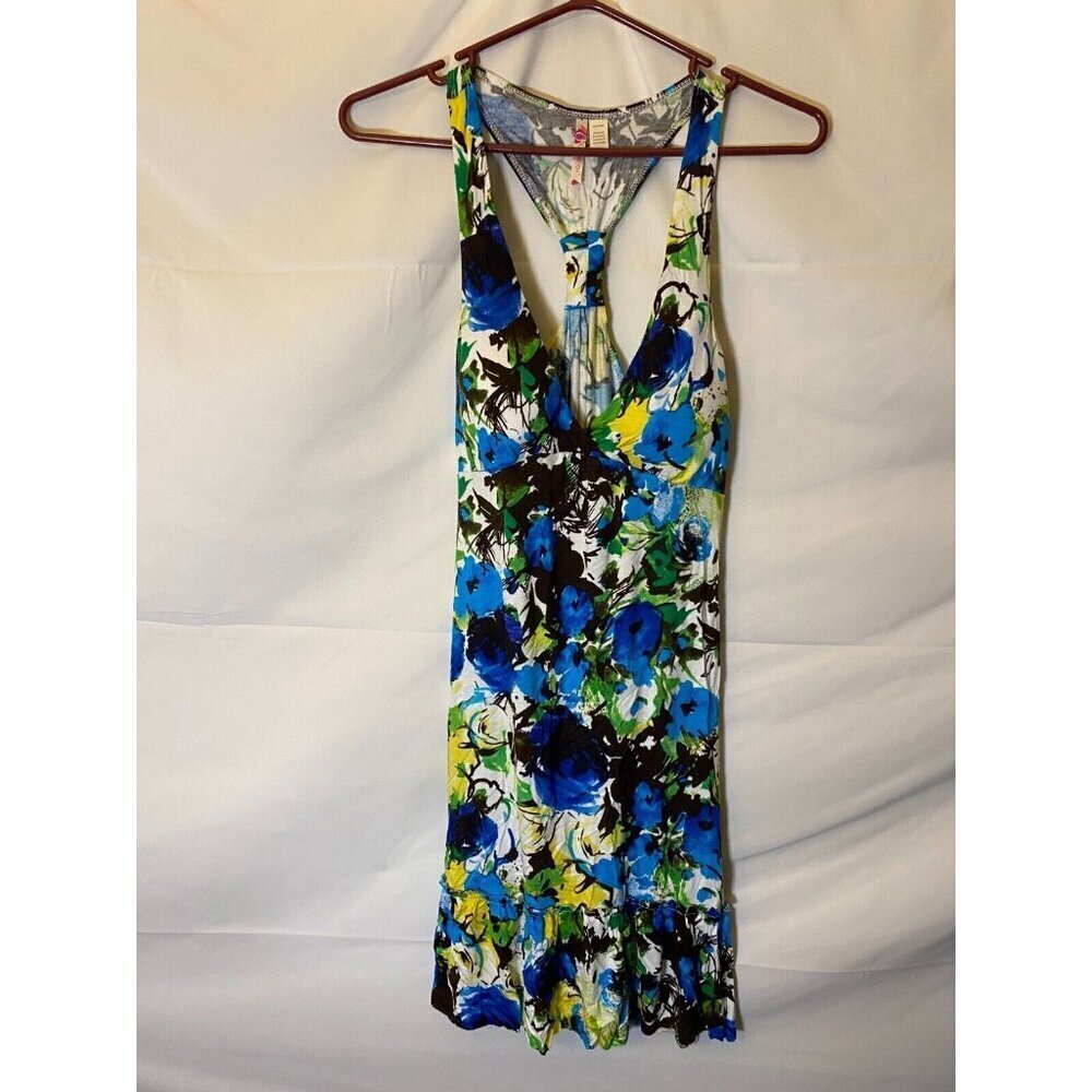 DEGREES WOMENS‎ SIZE LARGE VNECK DRESS PARTY SLEEVELESS COLORFUL